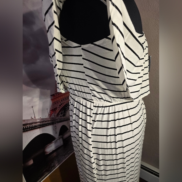 #0549 1X NEW SWEET LOVELY BY JEN Maxi Dress On or Off Shldr 26.5ptp 65Lng SOFT!# - Picture 14 of 16